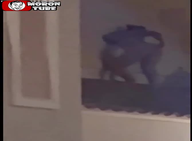 Video :She scales a roof while nude, but she fails to descend